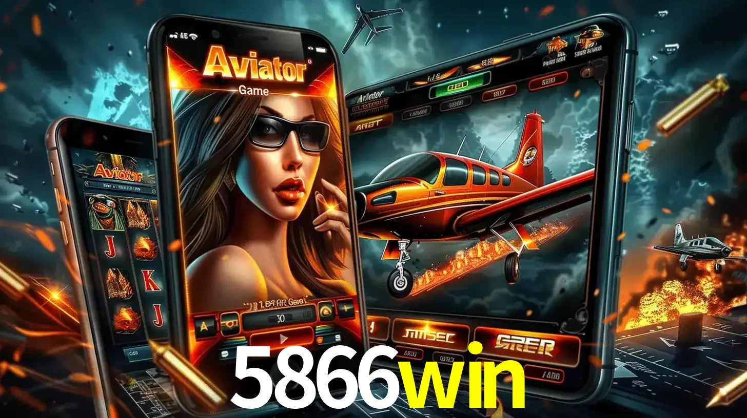 O popular jogo de apostas Aviator exibido em vários celulares e tablets, mostrando a interface emocionante e a ação de voo disponíveis para jogar agora no 5866win.